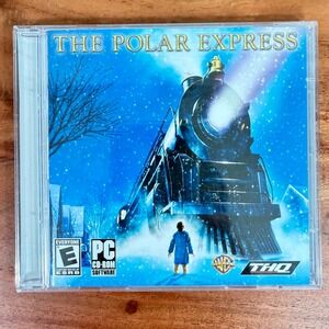 The Polar Express PC CD-ROM Video Game THQ 2004 2-Disc Set Holiday Adventure
